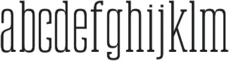 Newgate Slab Light ttf (300) Font LOWERCASE