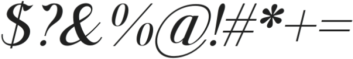 Newlimran Italic otf (400) Font OTHER CHARS