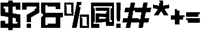 Newro Space Regular otf (400) Font OTHER CHARS