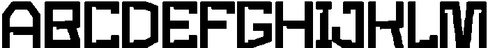 Newro Space Regular otf (400) Font UPPERCASE