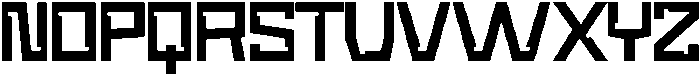 Newro Space Regular otf (400) Font UPPERCASE
