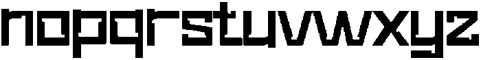 Newro Space Regular otf (400) Font LOWERCASE