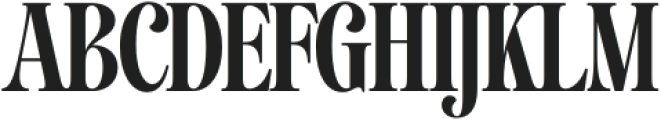 Newsagent Regular otf (400) Font UPPERCASE