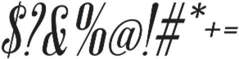 Newston Italic otf (400) Font OTHER CHARS
