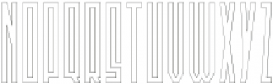 Newton Outline otf (400) Font UPPERCASE