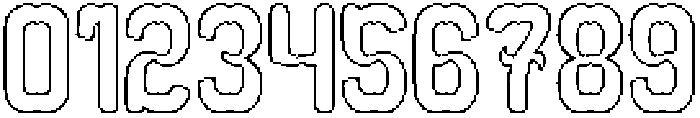 Newton apple-Hollow otf (400) Font OTHER CHARS