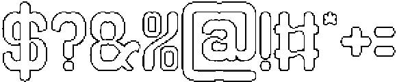 Newton apple-Hollow otf (400) Font OTHER CHARS