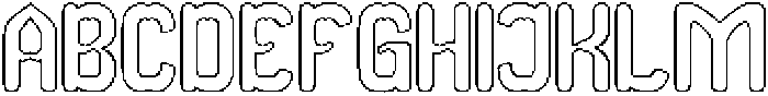 Newton apple-Hollow otf (400) Font UPPERCASE