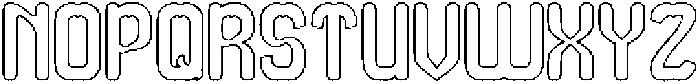 Newton apple-Hollow otf (400) Font UPPERCASE