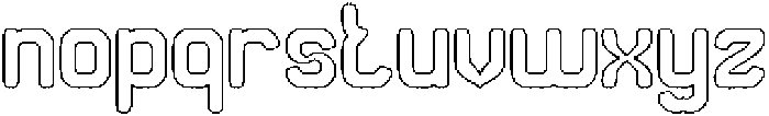 Newton apple-Hollow otf (400) Font LOWERCASE