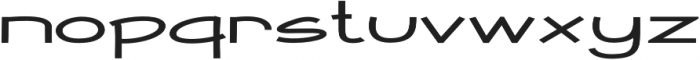 Newtopia Extra-expanded Regular otf (400) Font LOWERCASE