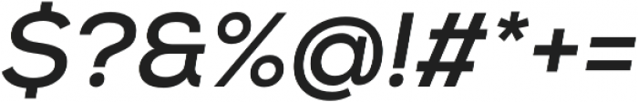 Nexa Bold Italic otf (700) Font OTHER CHARS