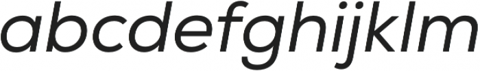 Nexa Regular Italic otf (400) Font LOWERCASE