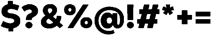 Nexa Text Black otf (900) Font OTHER CHARS