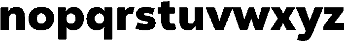 Nexa Text Black otf (900) Font LOWERCASE