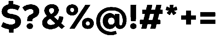 Nexa Text Heavy otf (800) Font OTHER CHARS