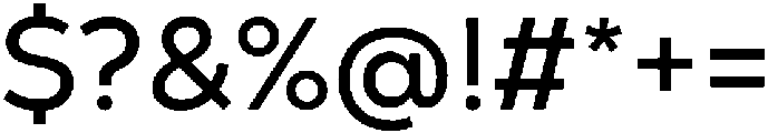 Nexa Text Regular otf (400) Font OTHER CHARS
