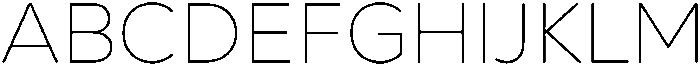 Nexa Text Thin otf (100) Font UPPERCASE