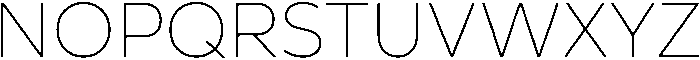 Nexa Text Thin otf (100) Font UPPERCASE