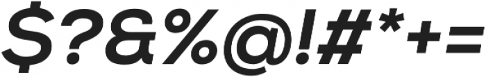 Nexa XBold Italic otf (700) Font OTHER CHARS