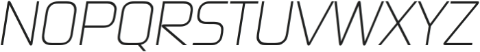 Nexatron italic light otf (300) Font UPPERCASE