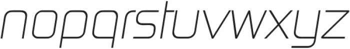 Nexatron italic light otf (300) Font LOWERCASE