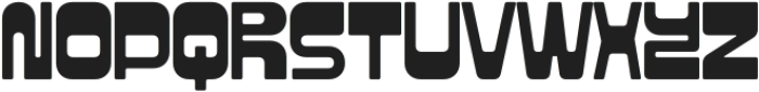 Nexbloc Regular otf (400) Font UPPERCASE