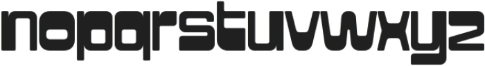Nexbloc Regular otf (400) Font LOWERCASE