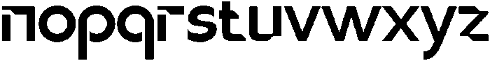 Nexium Regular otf (400) Font LOWERCASE