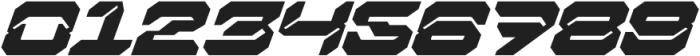 Nexokora Techno Italic otf (400) Font OTHER CHARS