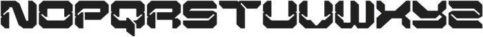 Nexokora Techno Regular otf (400) Font LOWERCASE