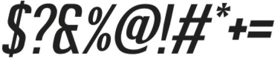 Nexora Bold Italic otf (700) Font OTHER CHARS