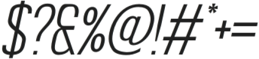 Nexora Italic otf (400) Font OTHER CHARS