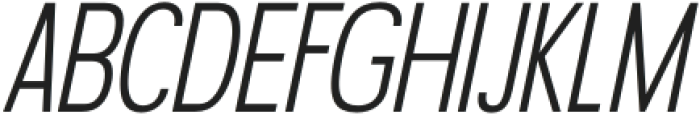 Nexora Italic otf (400) Font UPPERCASE