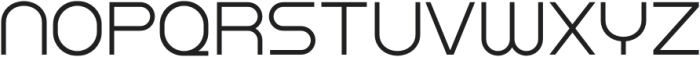 Nexume Extra Light otf (200) Font UPPERCASE
