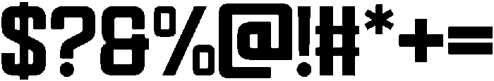 Nexus Regular otf (400) Font OTHER CHARS