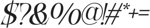 Nexus Stroke Oblique otf (400) Font OTHER CHARS
