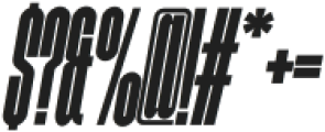Nexusbold Regular Italic otf (700) Font OTHER CHARS