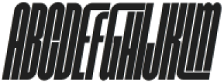 Nexusbold Regular Italic otf (700) Font LOWERCASE
