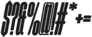 Nexusbold Rounded Italic otf (700) Font OTHER CHARS