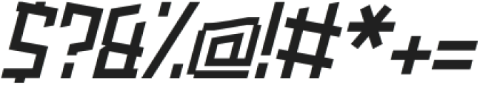 Neyscore-Italic otf (400) Font OTHER CHARS