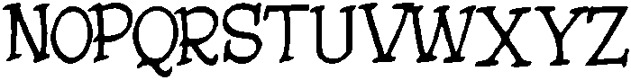 Nezo ttf (400) Font UPPERCASE