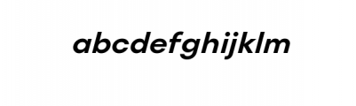 Neue Fofi-Bold Italic.ttf Font LOWERCASE