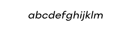 Neue Fofi-Italic.ttf Font LOWERCASE