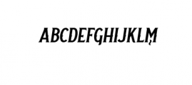 Neue Stanley Italic.ttf Font UPPERCASE