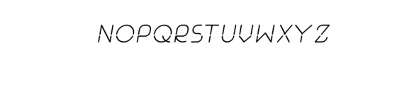 Neuron-BoldItalic.otf Font UPPERCASE