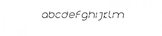 Neuron-BoldItalic.otf Font LOWERCASE