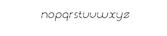 Neuron-BoldItalic.otf Font LOWERCASE