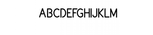 Neuron Sans Serif Bold.ttf Font UPPERCASE
