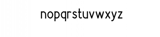 Neuron Sans Serif Bold.ttf Font LOWERCASE